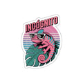 Incógnito Retro Chameleon Die-Cut Sticker | Synthwave Decal