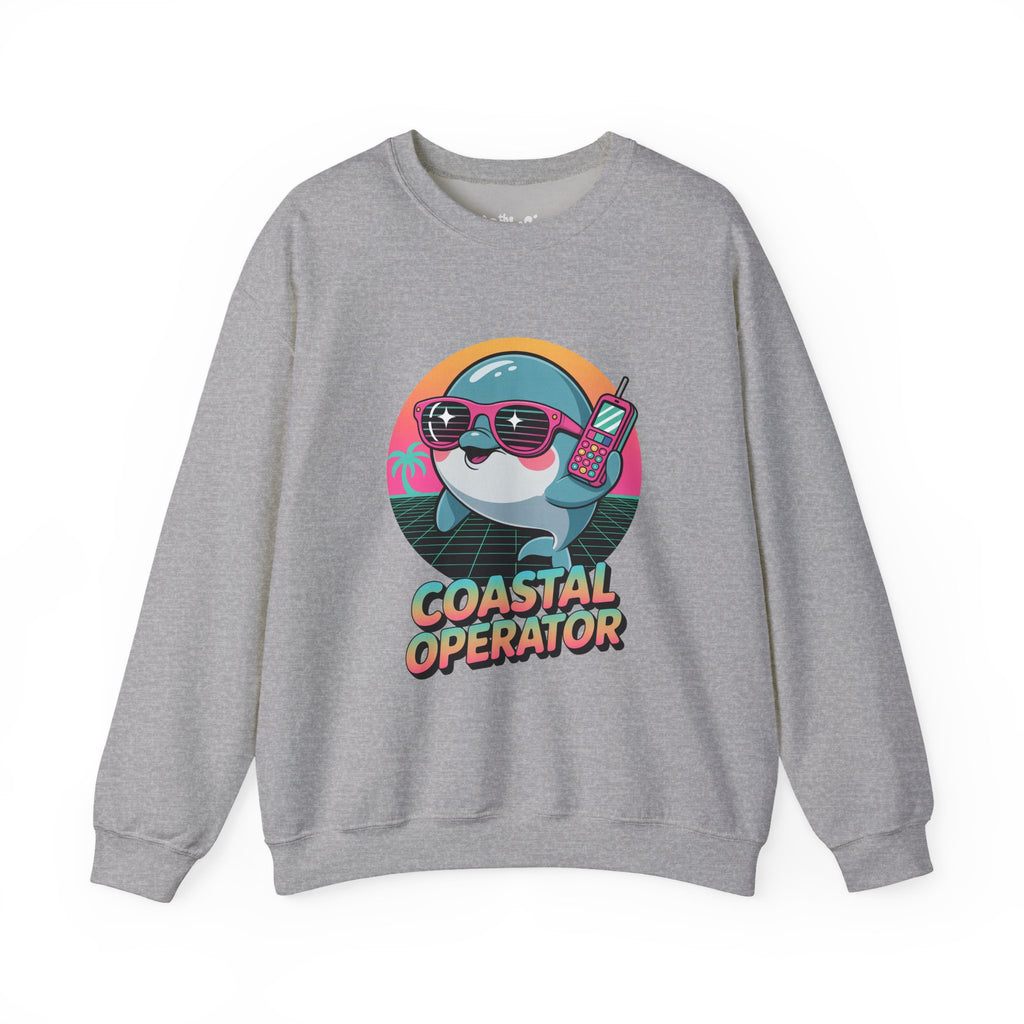 Coastal Operator Retro Brick Phone Crewneck | The Vice Collection