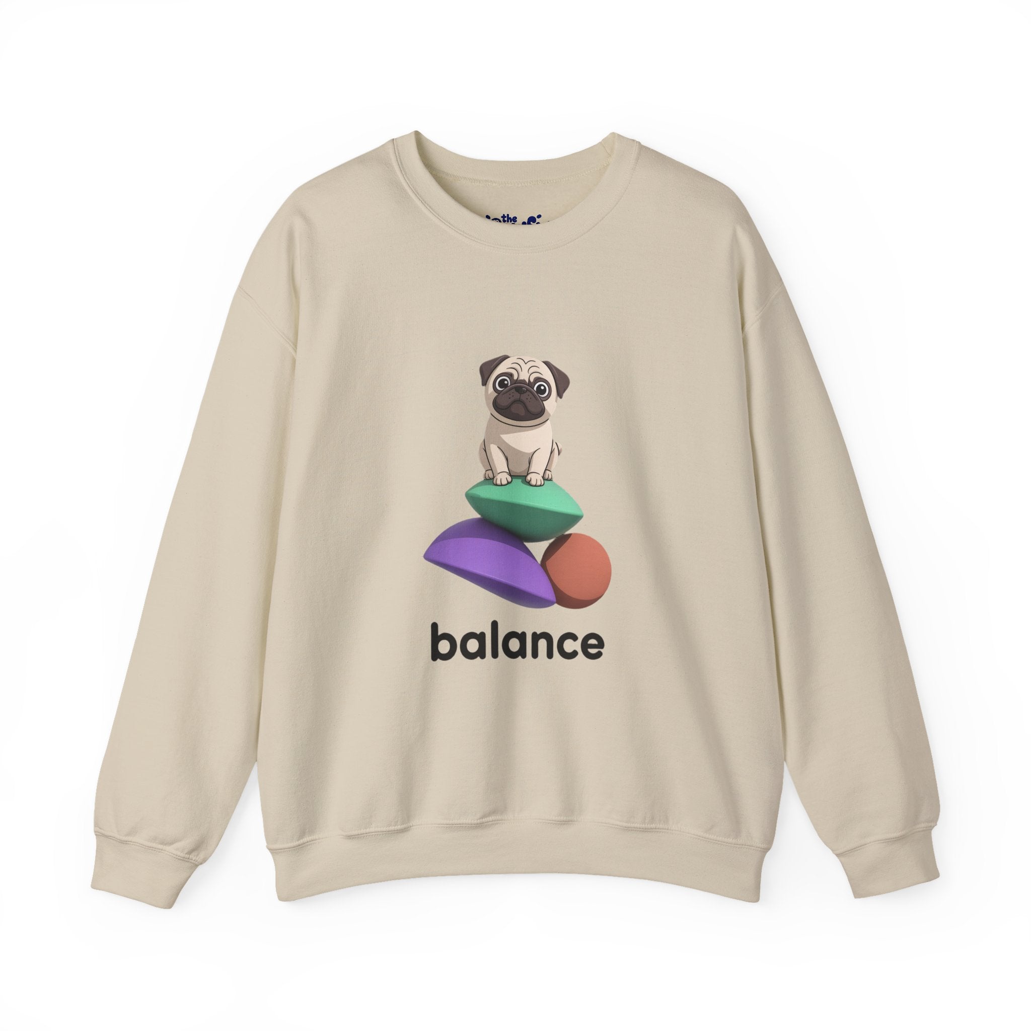 Balance Pug Heavyweight Crewneck | Designer Toy Series