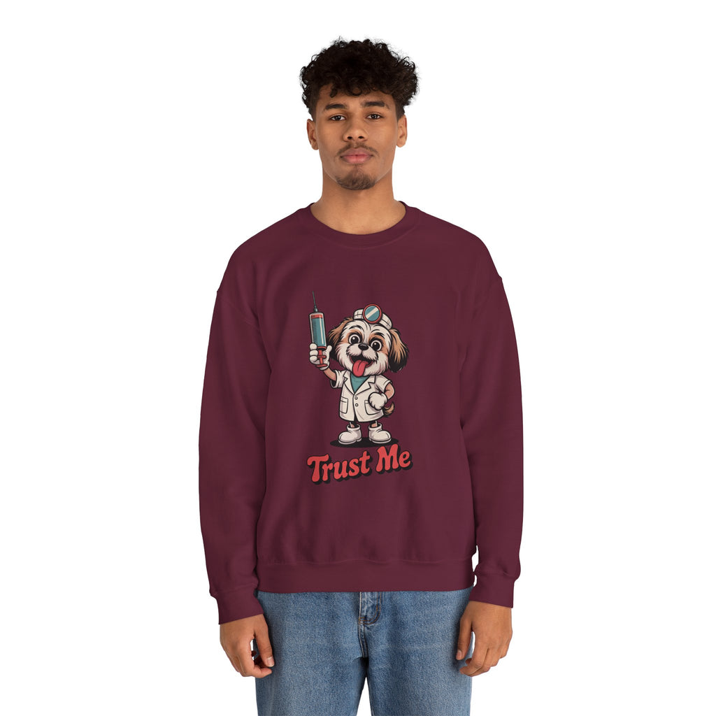 Trust Me Quack Doctor Crewneck | Dark Humor Syndicate