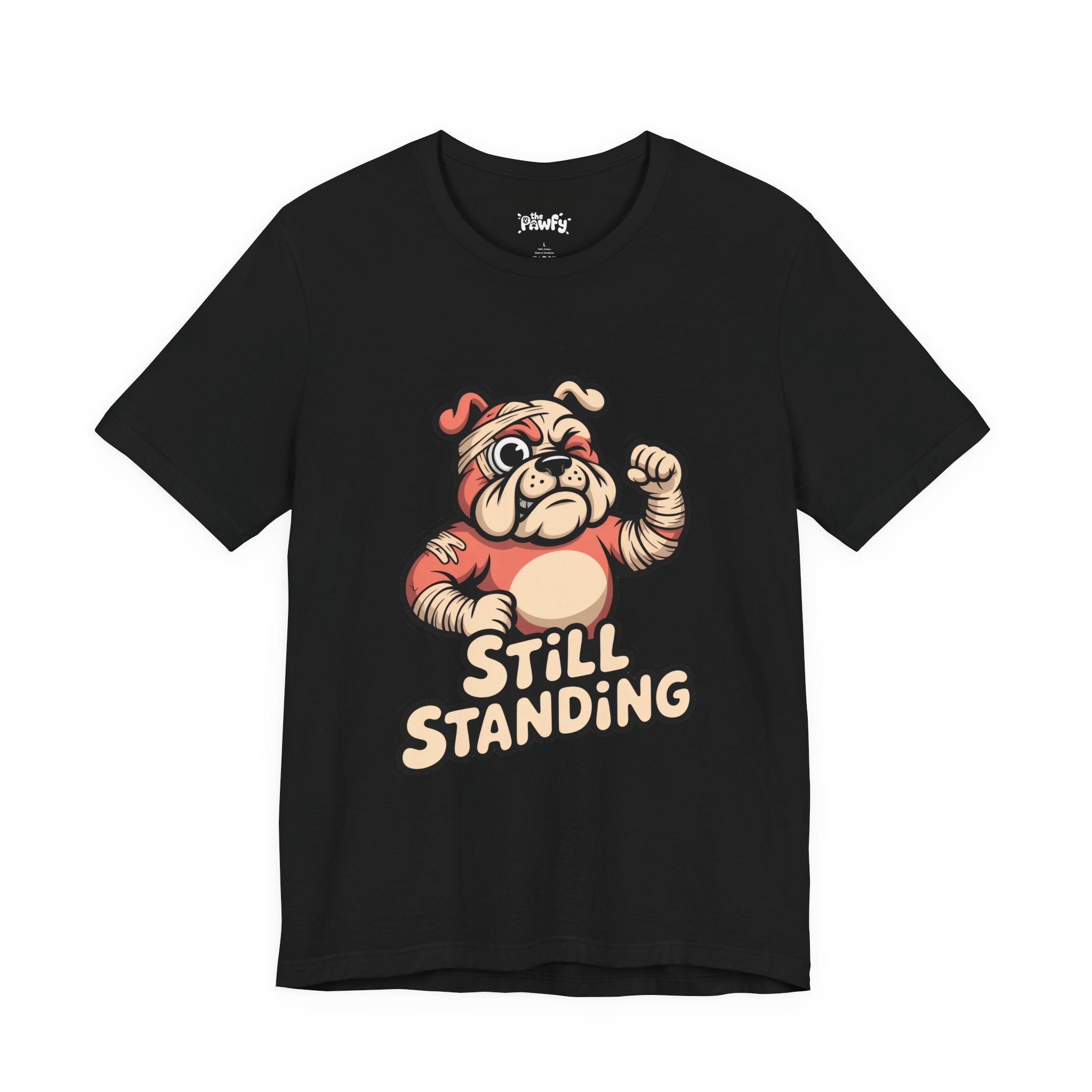 Still Standing Bulldog Graphic T-Shirt | Vintage Fighter Streetwear