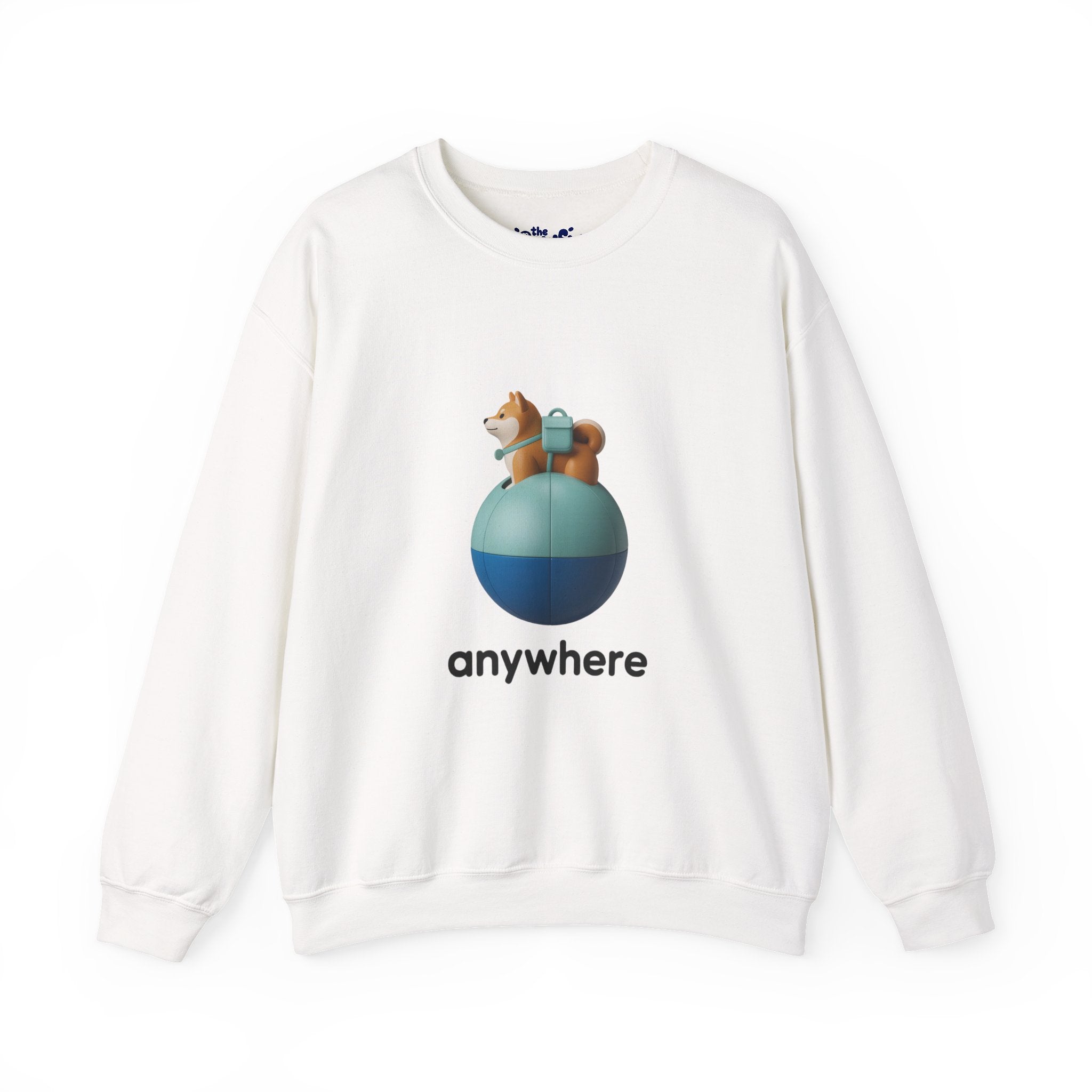 Anywhere Shiba 3D Crewneck | The Vinyl Toy Capsule