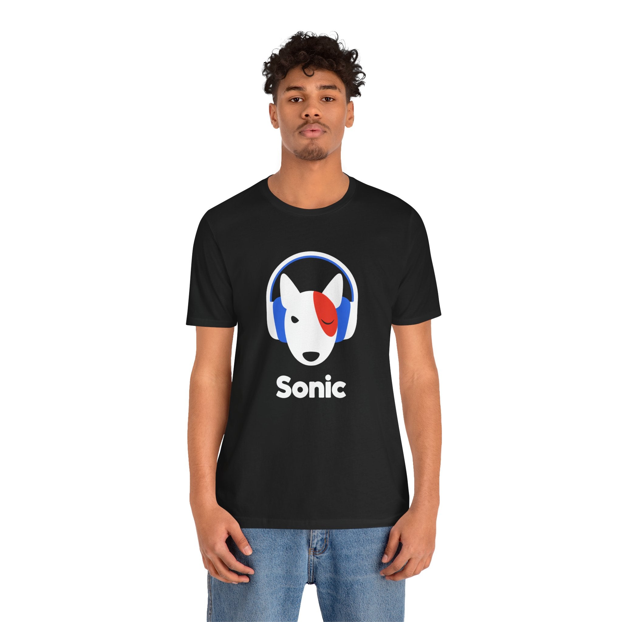 Sonic Bull Terrier Graphic T-Shirt | Minimalist Designer Toy Streetwear