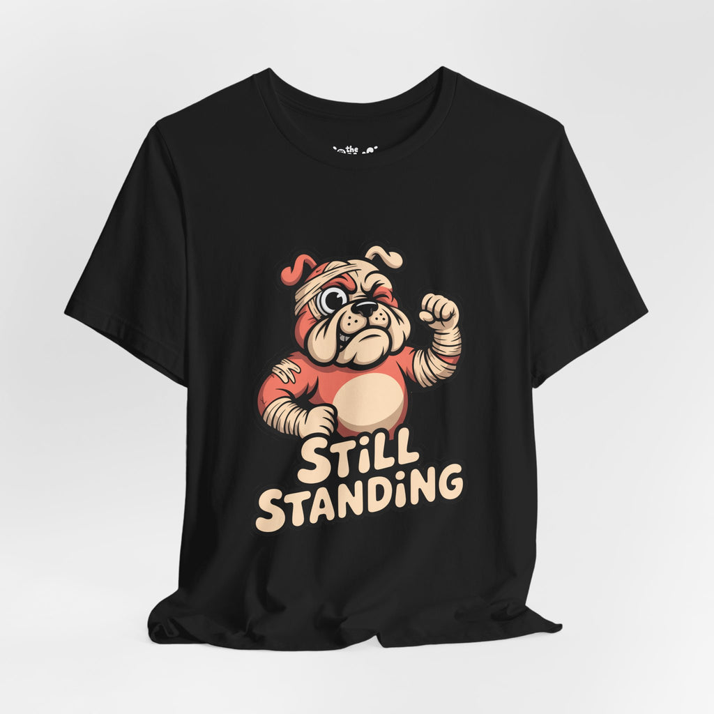 Still Standing Bulldog Graphic T-Shirt | Vintage Fighter Streetwear