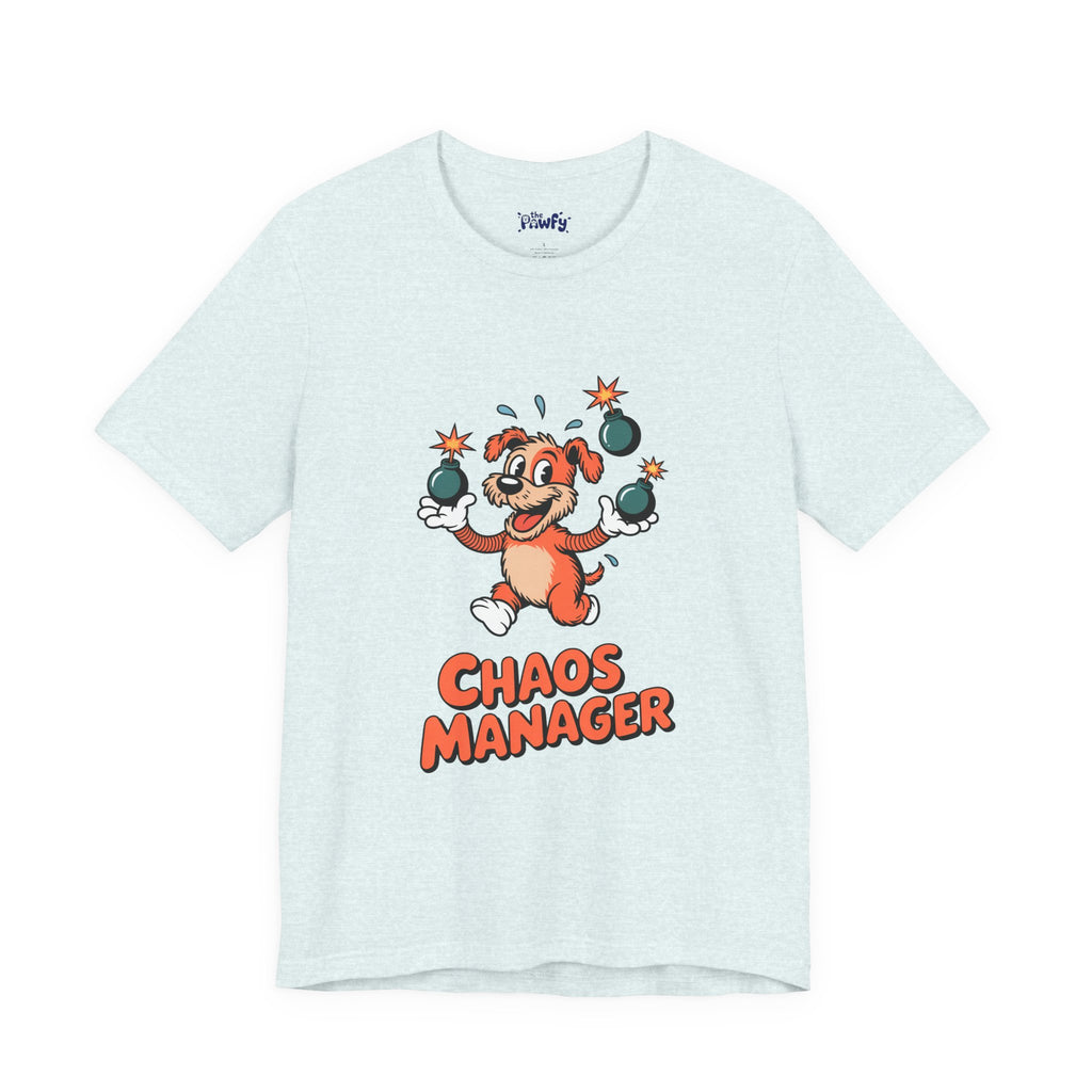 Chaos Manager Graphic T-Shirt | Vintage Rubber Hose Cartoon Apparel
