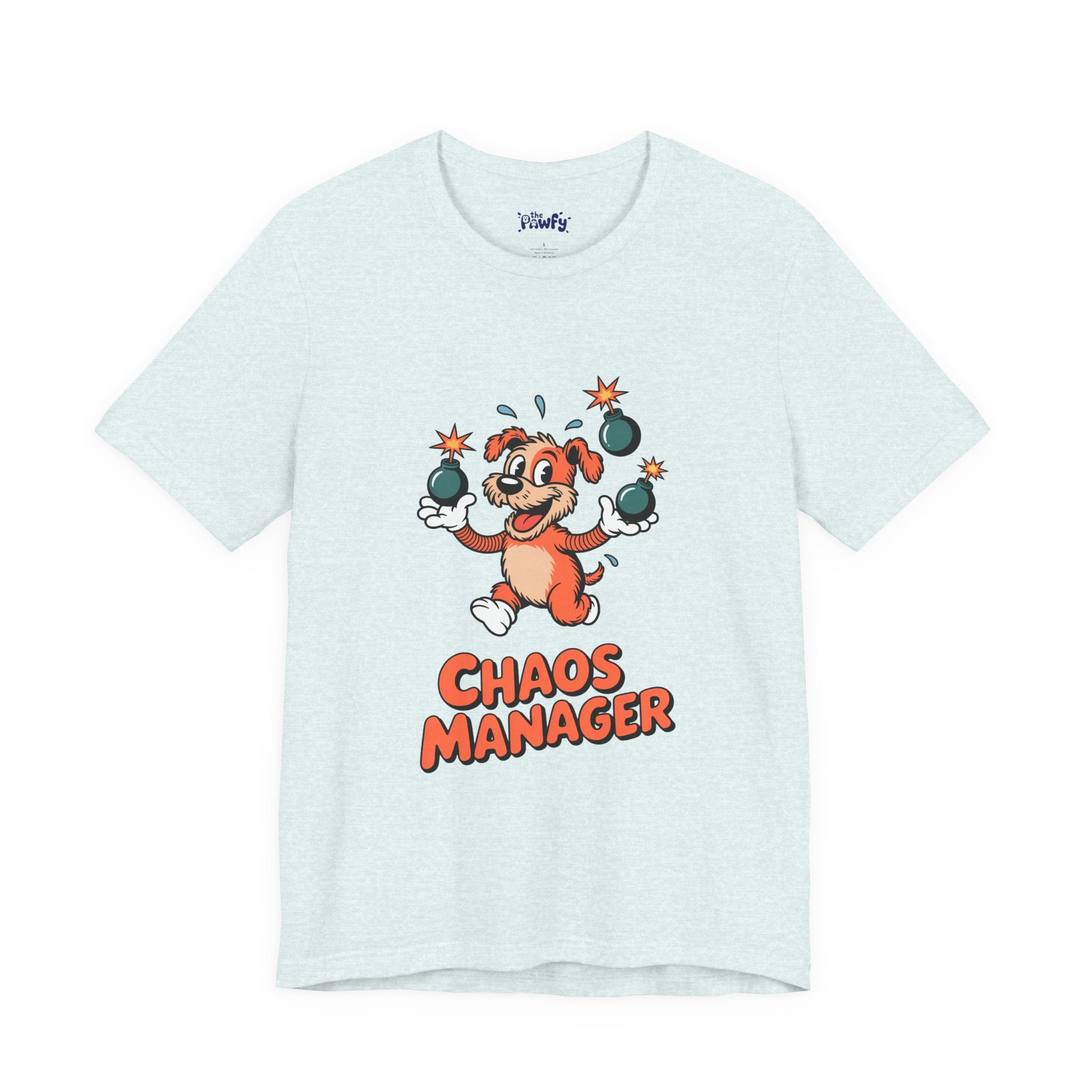 Chaos Manager Graphic T-Shirt | Vintage Rubber Hose Cartoon Apparel