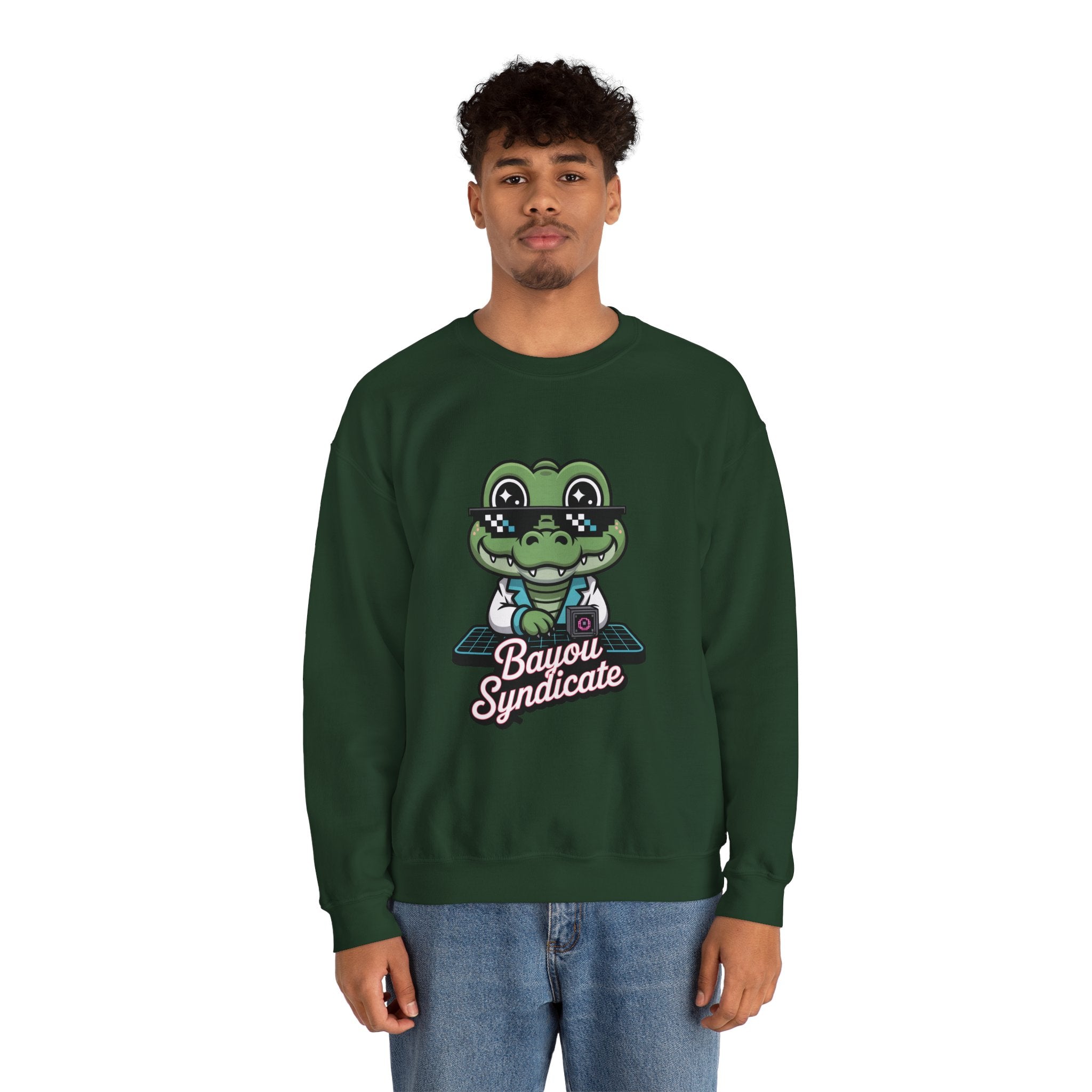 Bayou Syndicate Heavyweight Crewneck | 80s Kingpin Energy