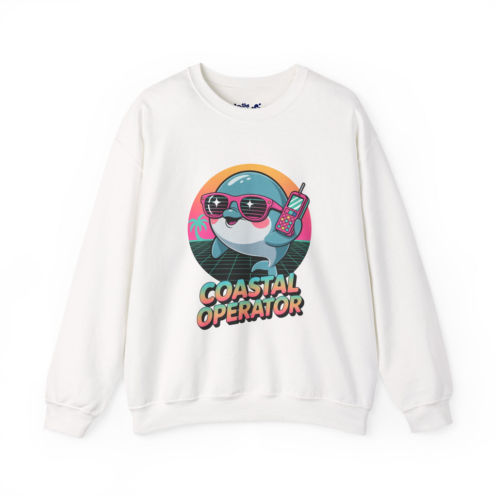 Coastal Operator Retro Brick Phone Crewneck | The Vice Collection