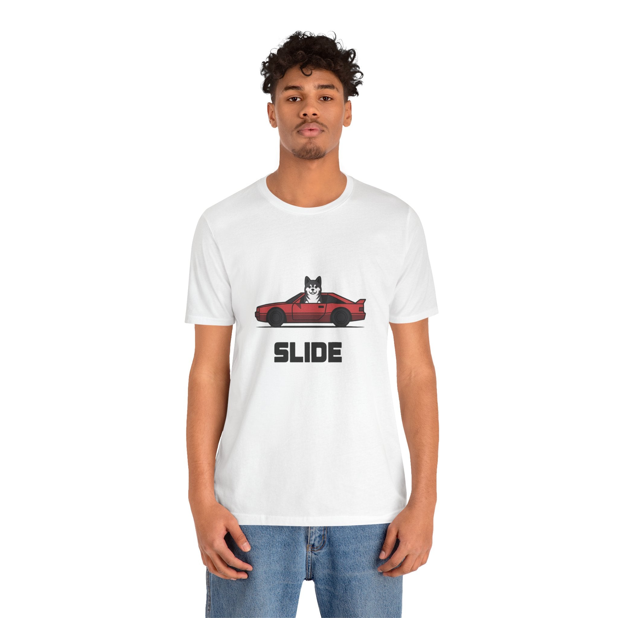 Slide Akita Graphic T-Shirt | JDM Streetwear Vector Graphic