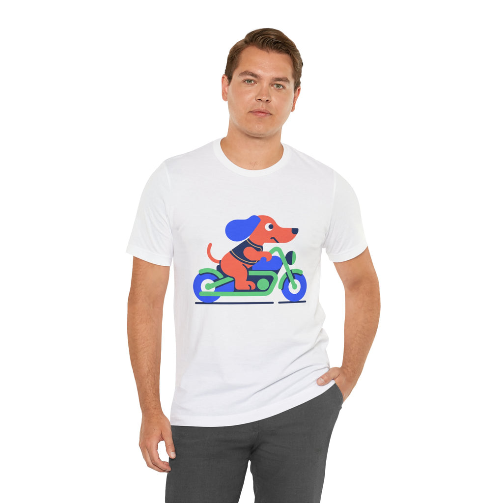 Low Rider Dachshund Graphic T-Shirt | Minimalist Vinyl Toy Streetwear