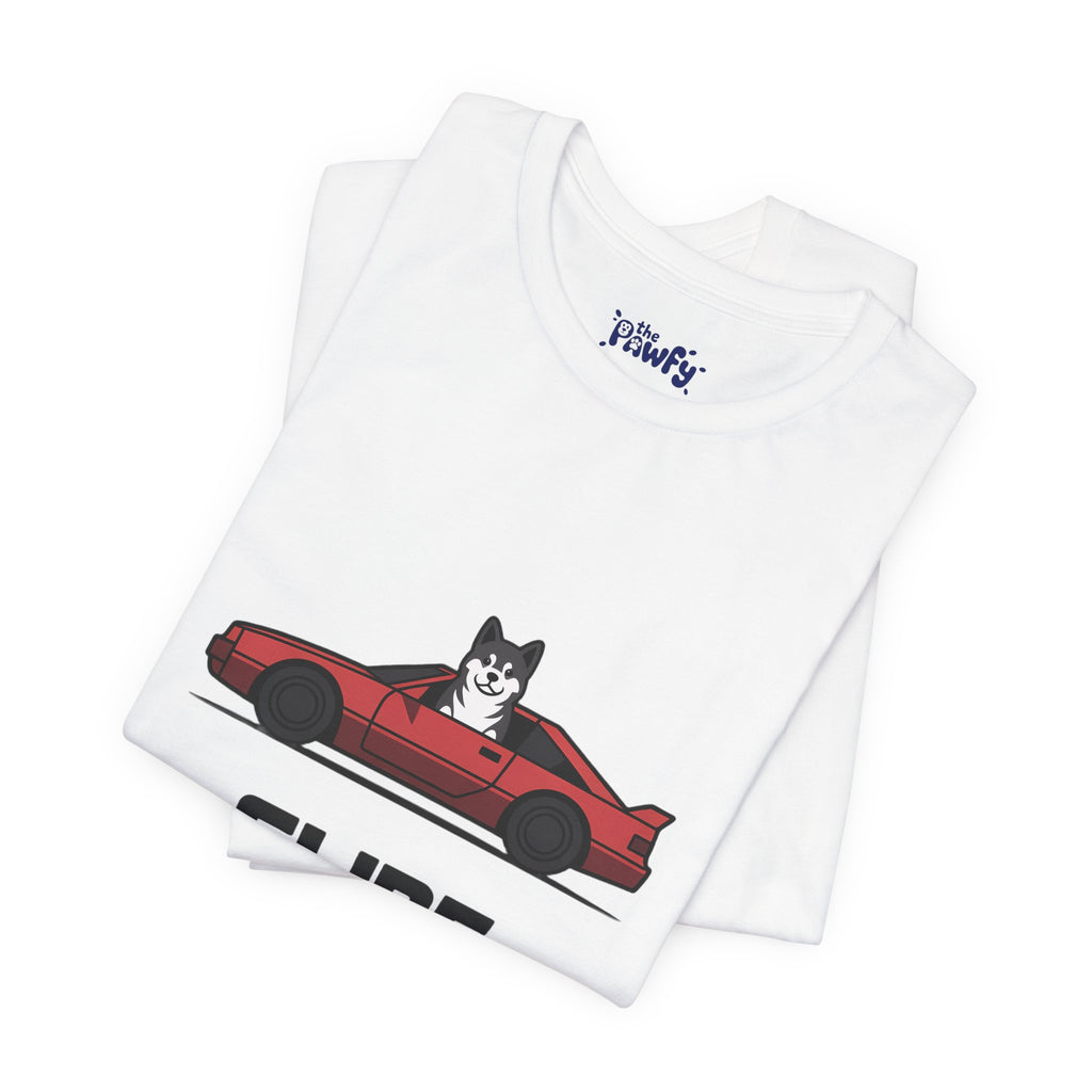Slide Akita Graphic T-Shirt | JDM Streetwear Vector Graphic