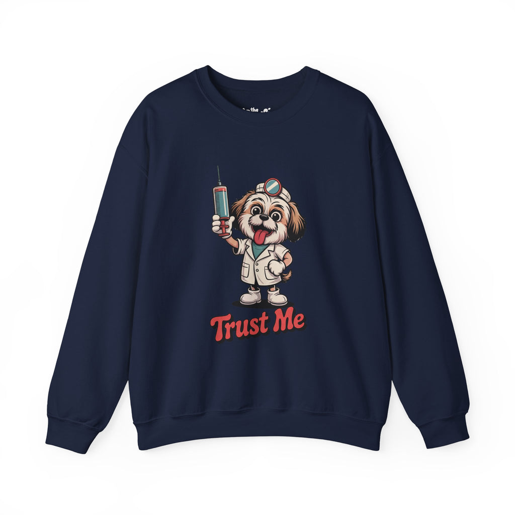 Trust Me Quack Doctor Crewneck | Dark Humor Syndicate