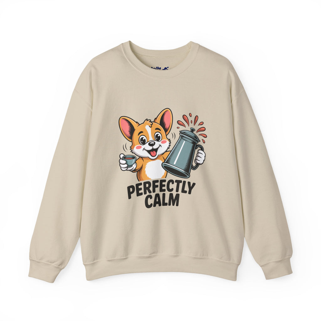 Perfectly Calm Caffeine Crewneck | Ink & Noodle Syndicate