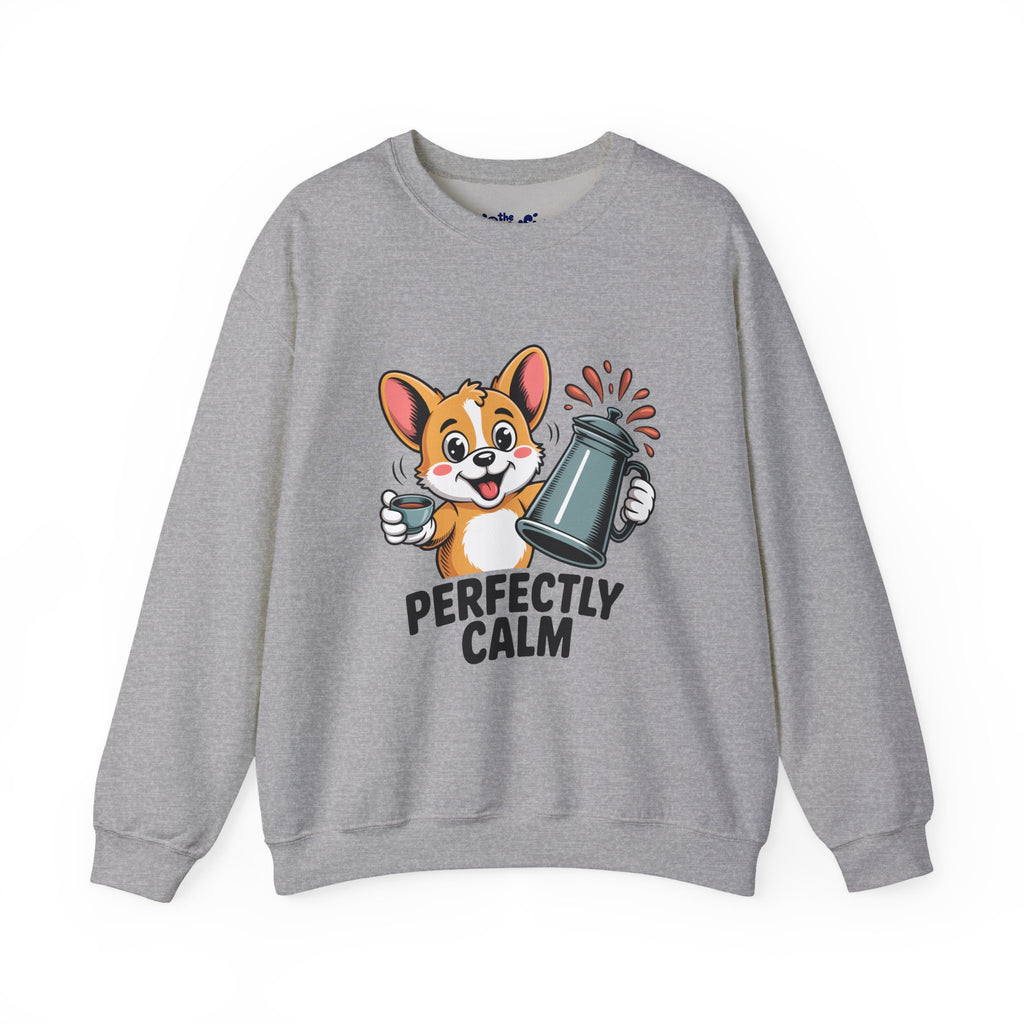 Perfectly Calm Caffeine Crewneck | Ink & Noodle Syndicate