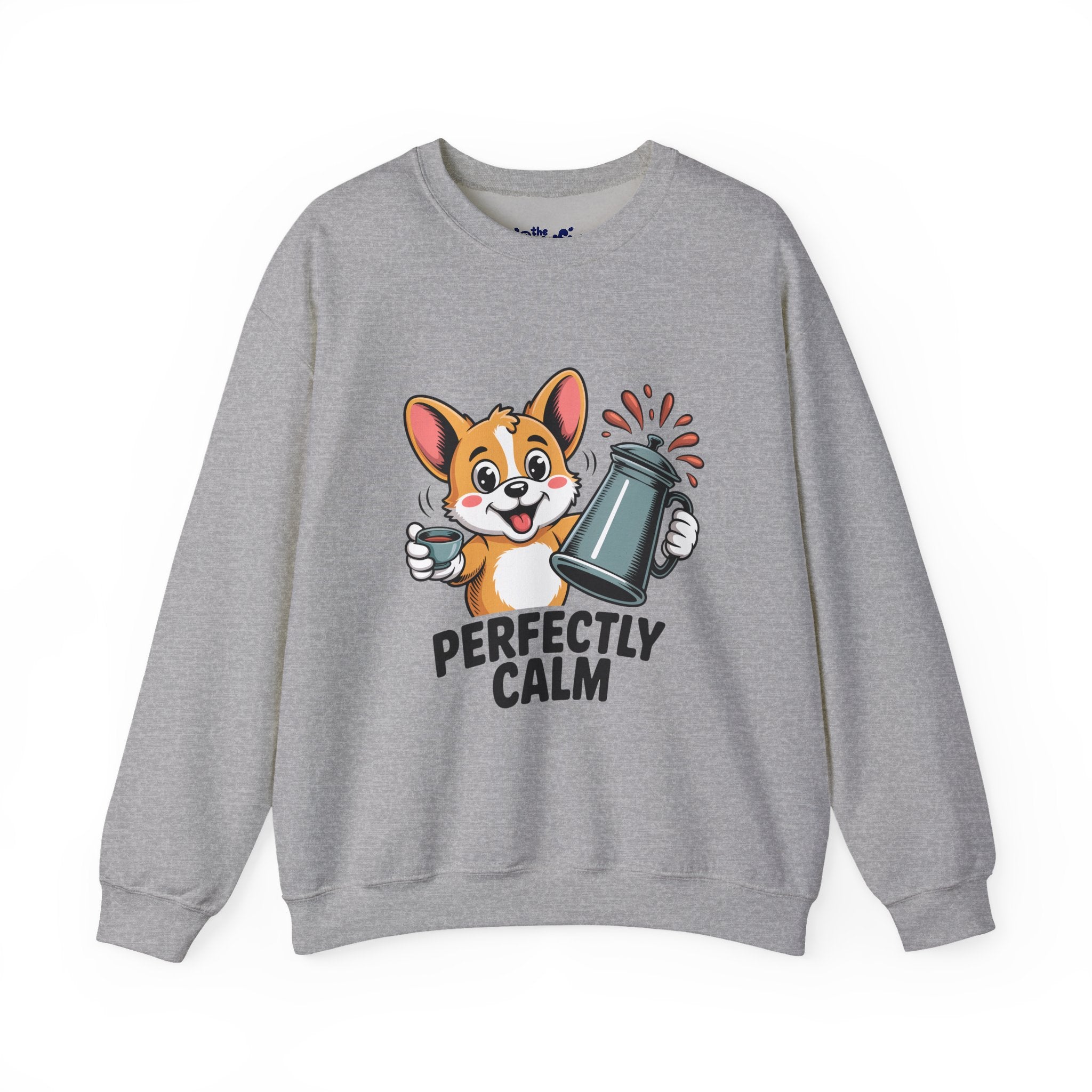 Perfectly Calm Caffeine Crewneck | Ink & Noodle Syndicate