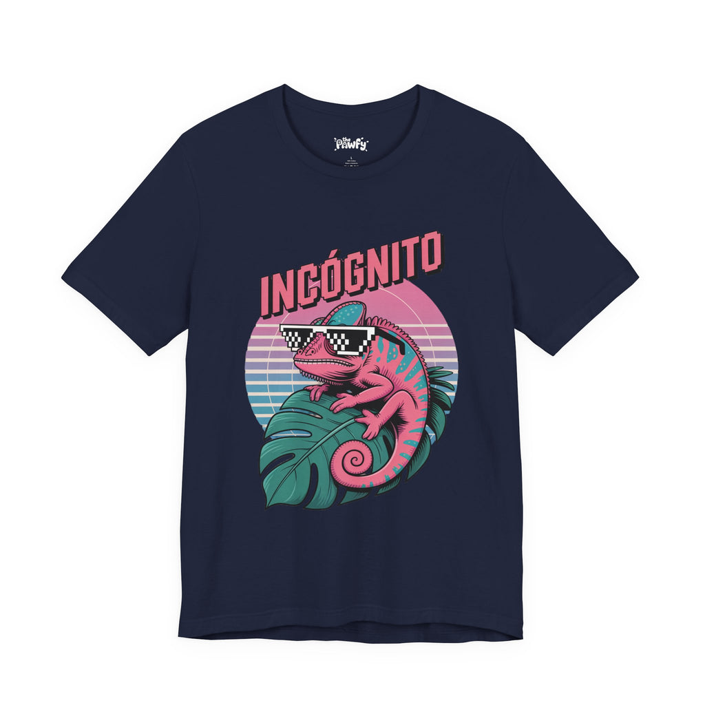 Incógnito Retro Chameleon Graphic T-Shirt | Synthwave Streetwear