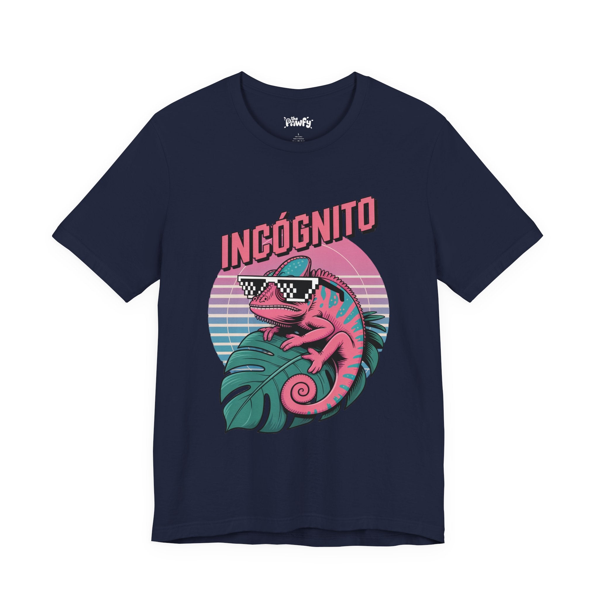 Incógnito Retro Chameleon Graphic T-Shirt | Synthwave Streetwear