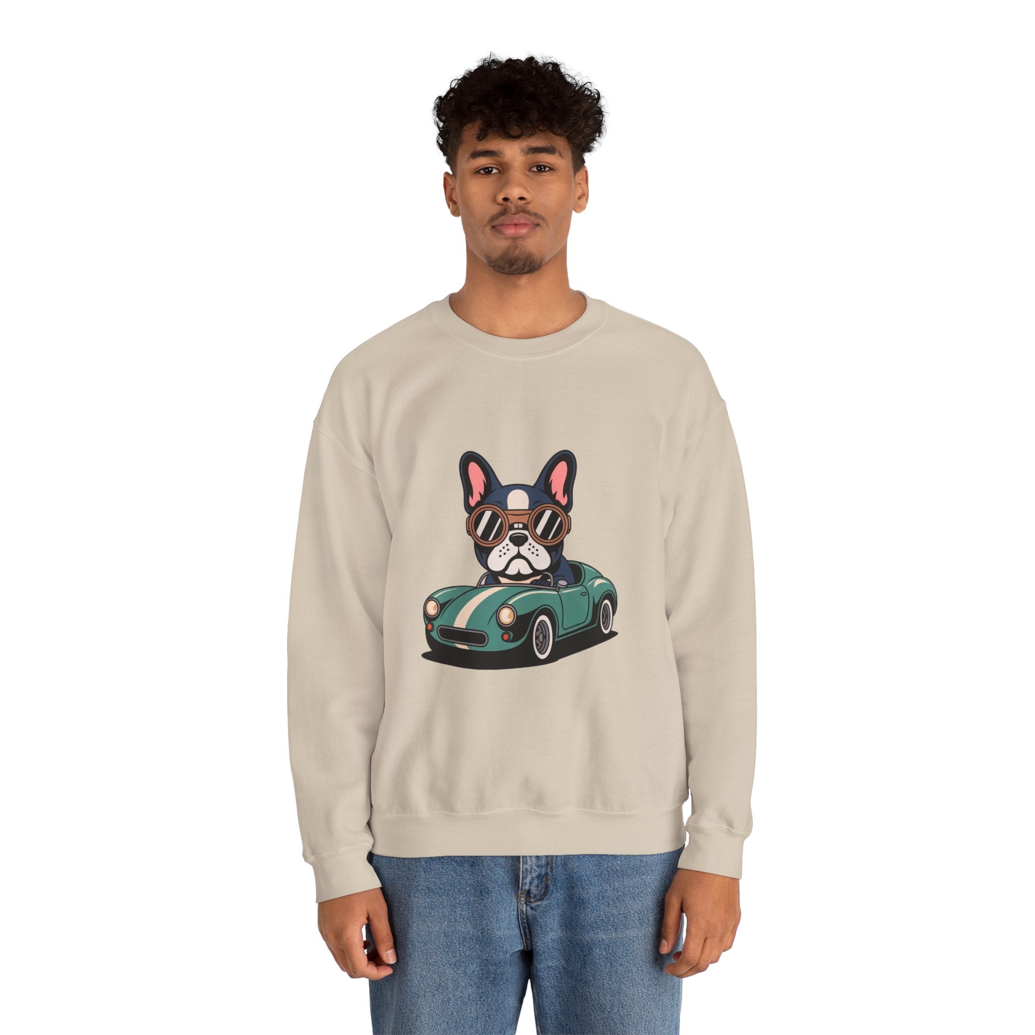 Syndicate Racer Frenchie Crewneck | Vintage Speed Series