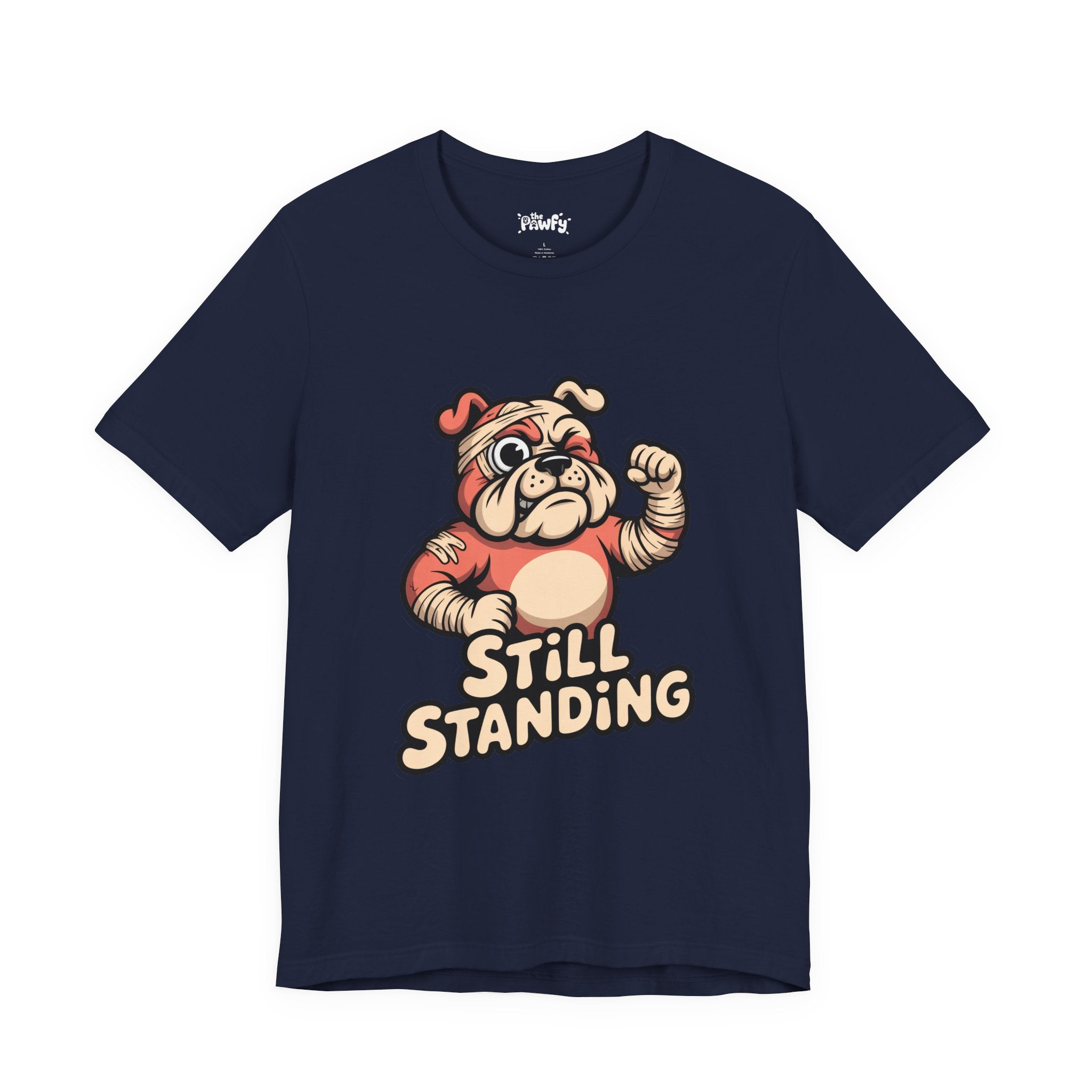 Still Standing Bulldog Graphic T-Shirt | Vintage Fighter Streetwear