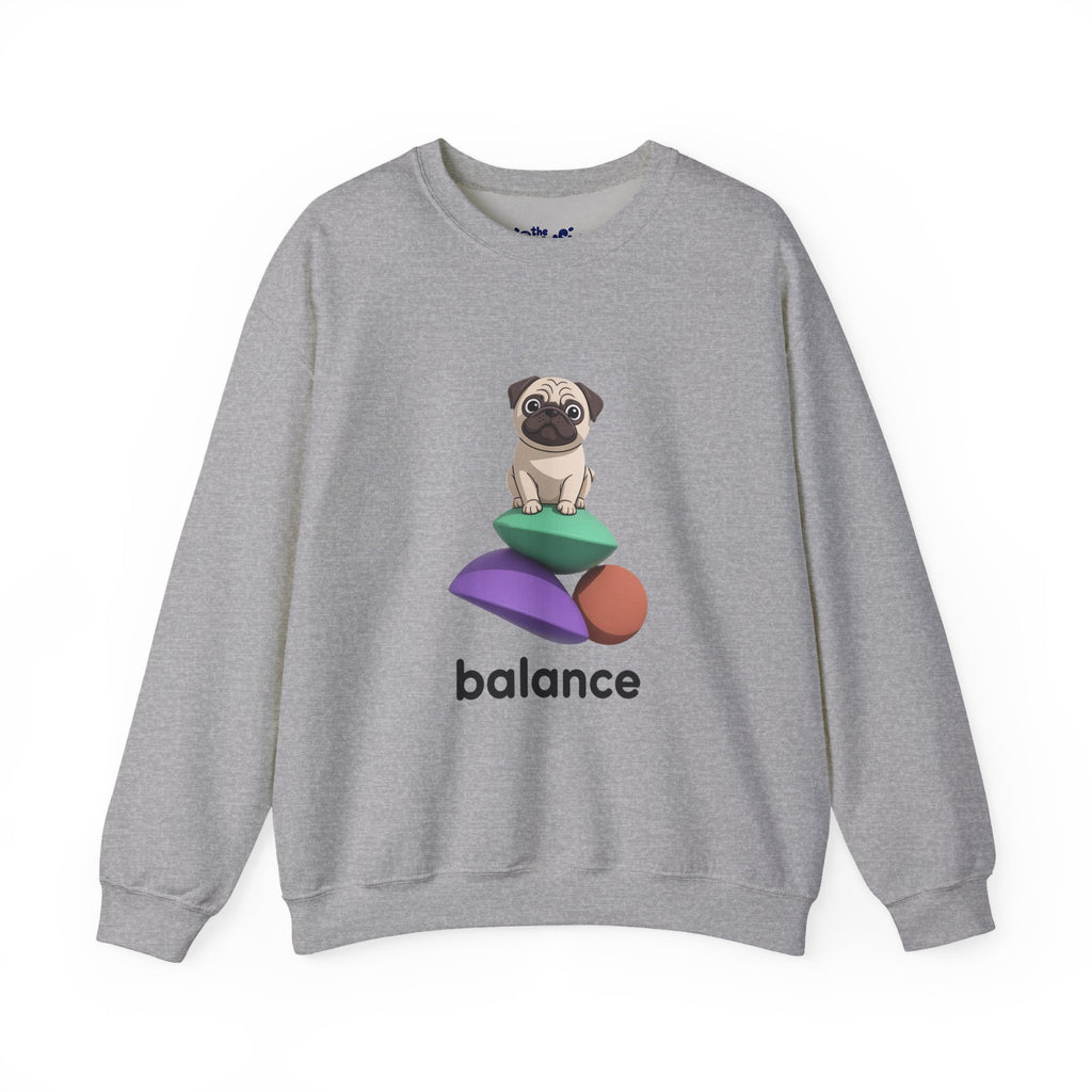 Balance Pug Heavyweight Crewneck | Designer Toy Series