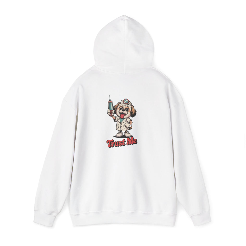 Trust Me Shih Tzu Doctor Hoodie | Vintage 1930s Cartoon Pullover
