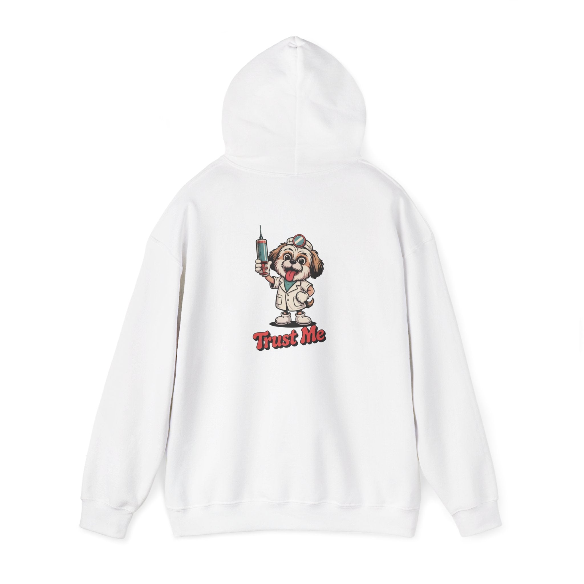 Trust Me Shih Tzu Doctor Hoodie | Vintage 1930s Cartoon Pullover