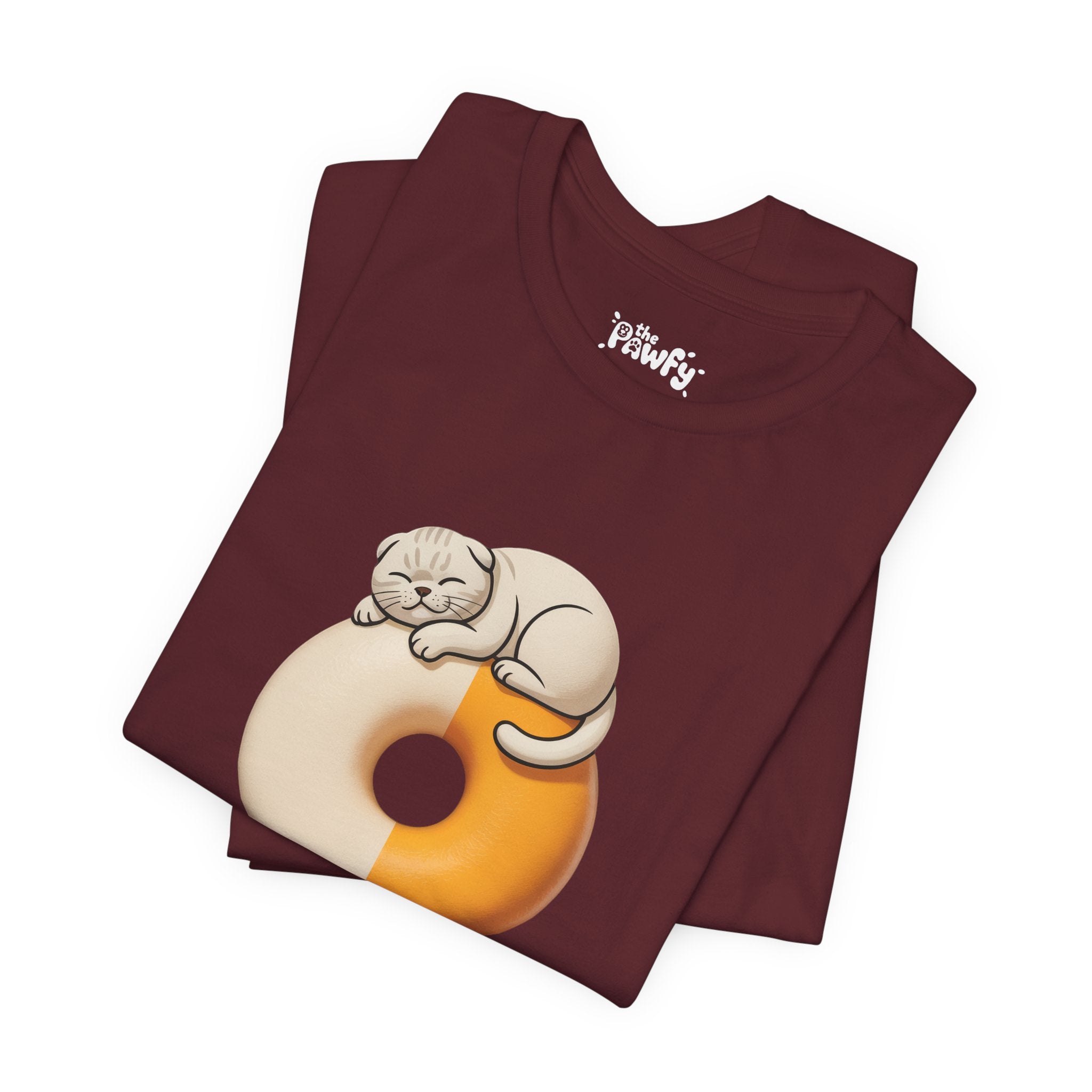 Recharge Scottish Fold Graphic T-Shirt | Minimalist Designer Toy Streetwear