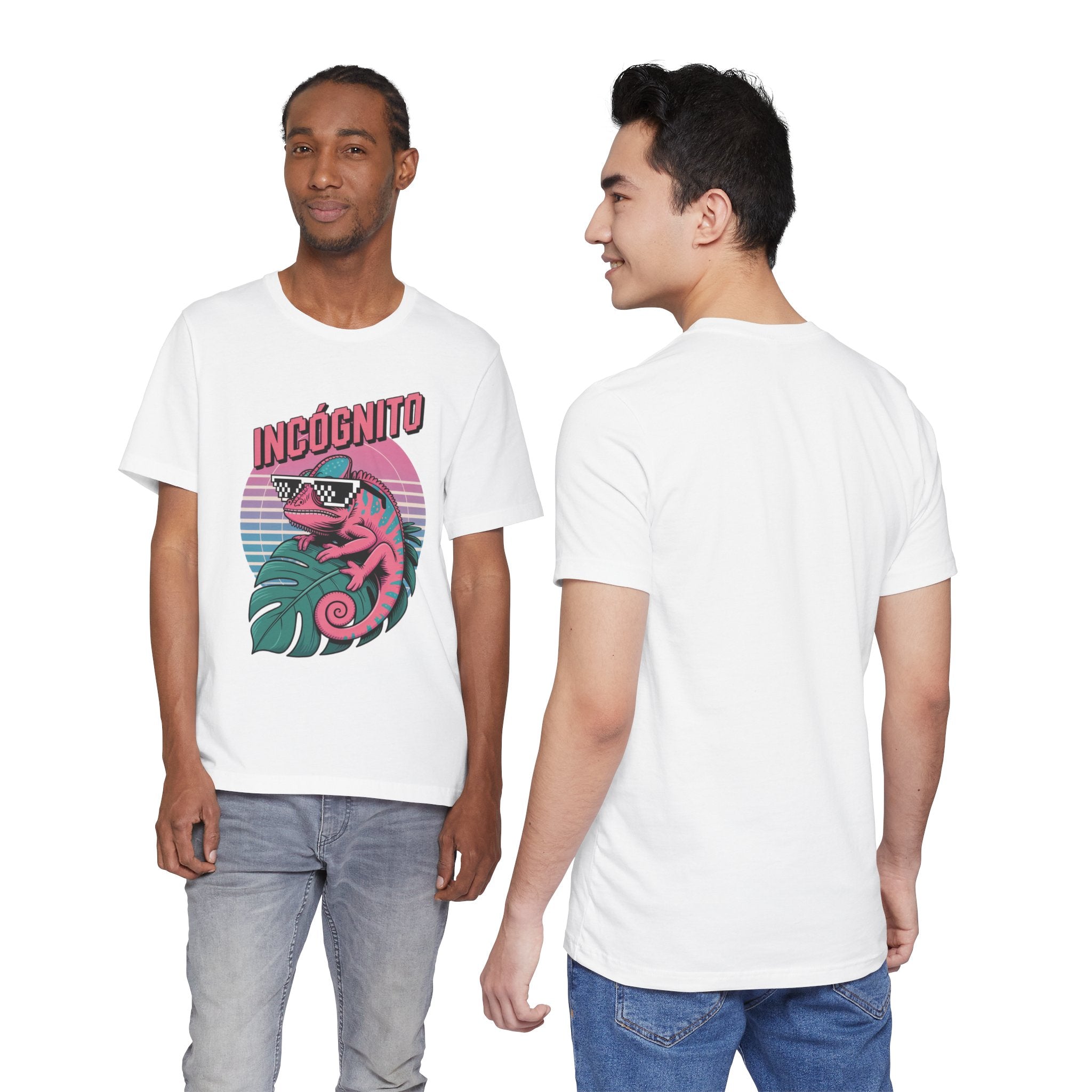 Incógnito Retro Chameleon Graphic T-Shirt | Synthwave Streetwear