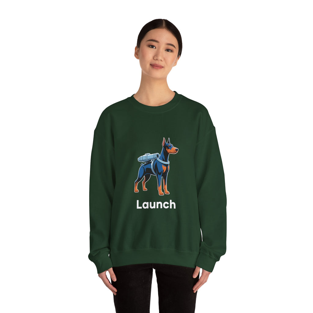 Launch Doberman Jetpack Crewneck | The Vinyl Toy Capsule