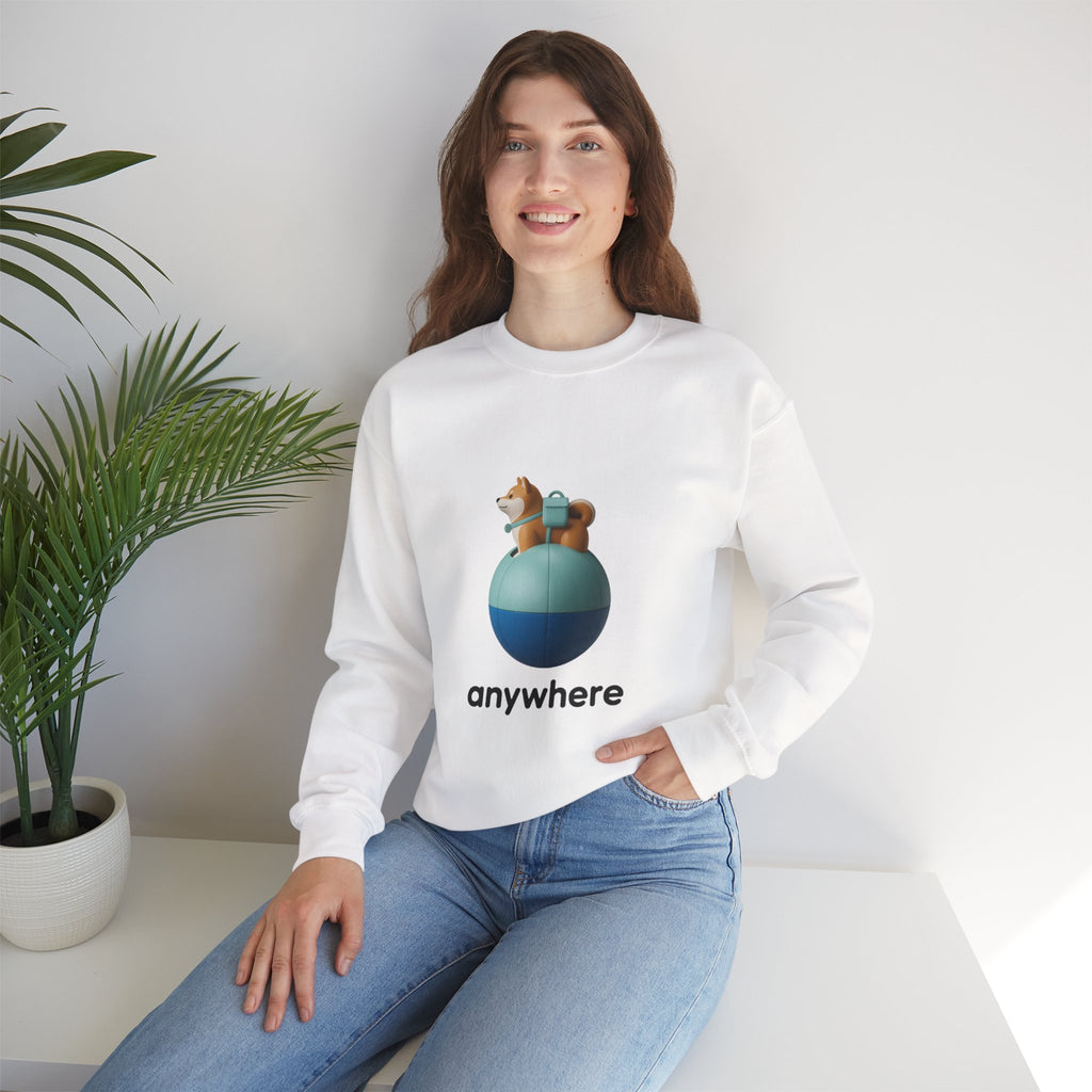 Anywhere Shiba 3D Crewneck | The Vinyl Toy Capsule