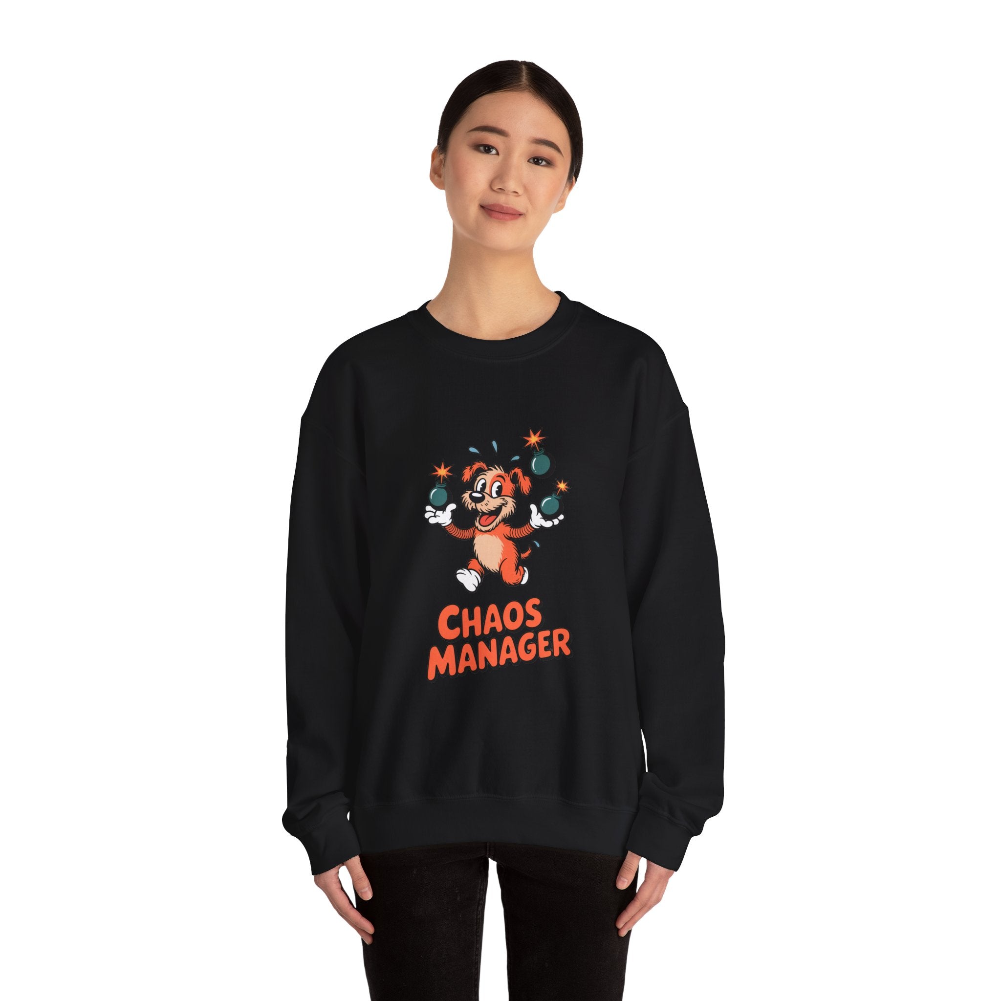 Chaos Manager Heavyweight Crewneck | The Ink & Noodle Syndicate