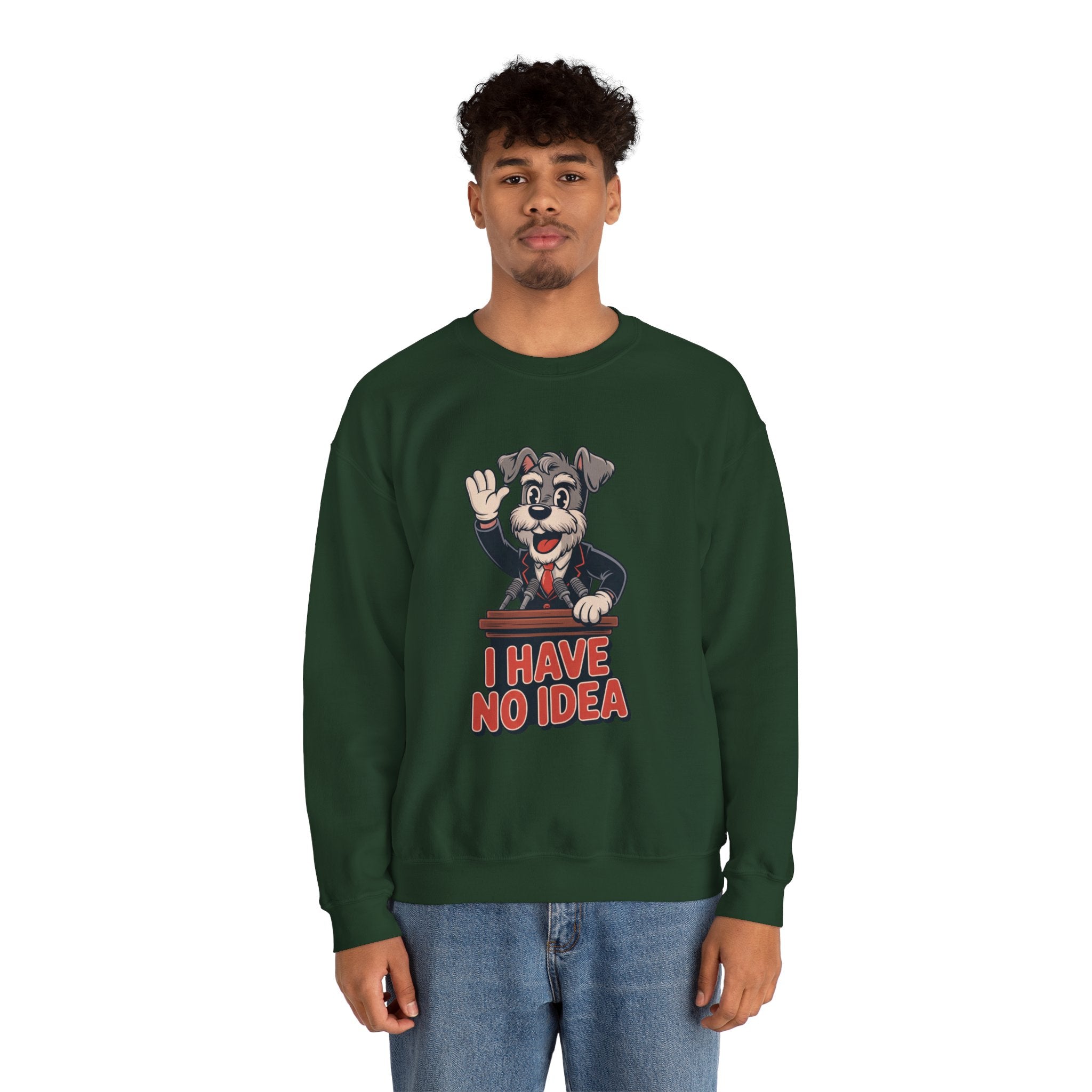 I Have No Idea Executive Crewneck | The Fake It Syndicate