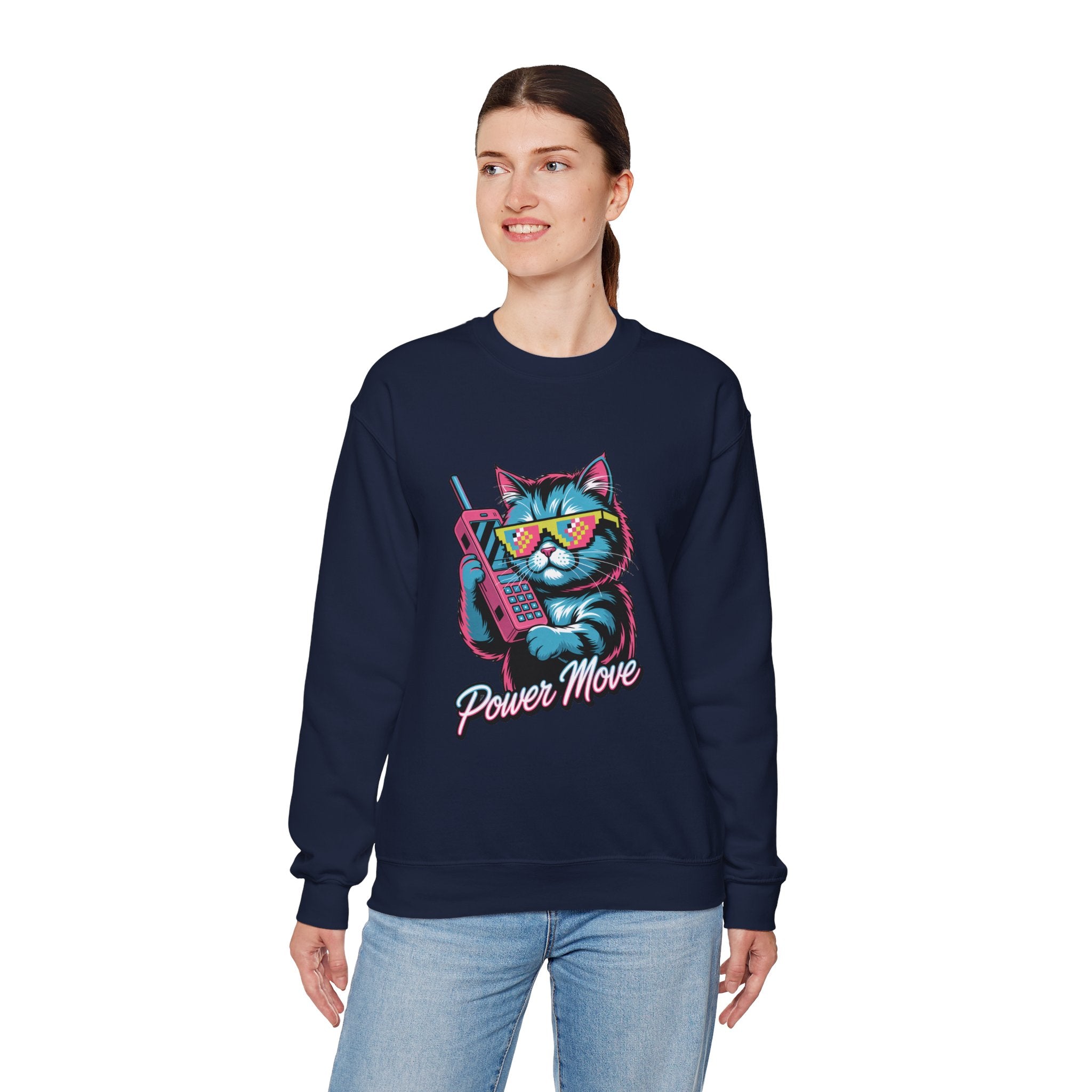 Power Move Pixel Shades Crewneck | Executive Vice Series
