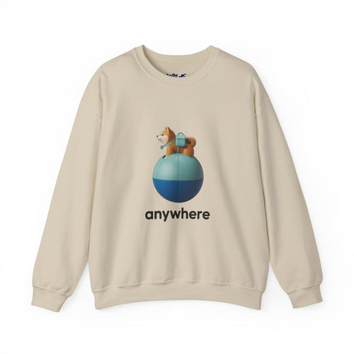 Anywhere Shiba 3D Crewneck | The Vinyl Toy Capsule