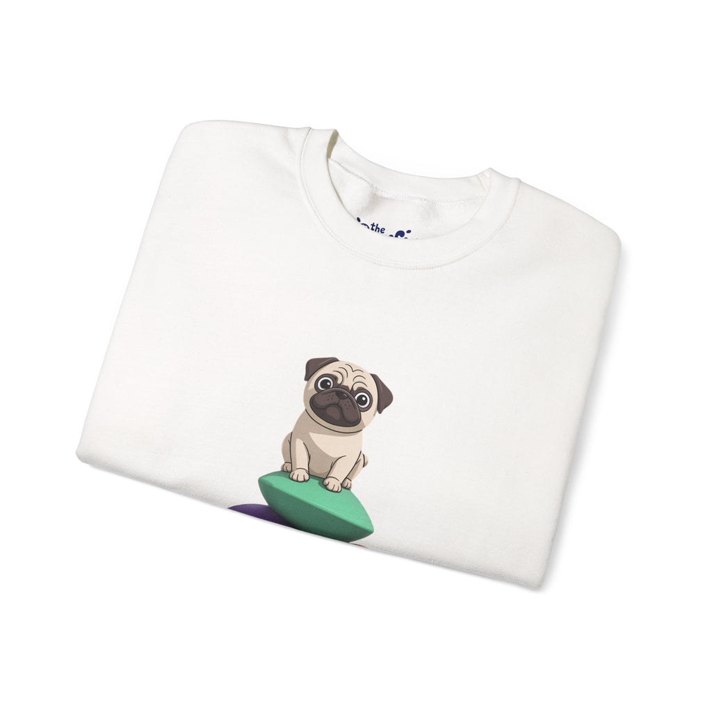 Balance Pug Heavyweight Crewneck | Designer Toy Series