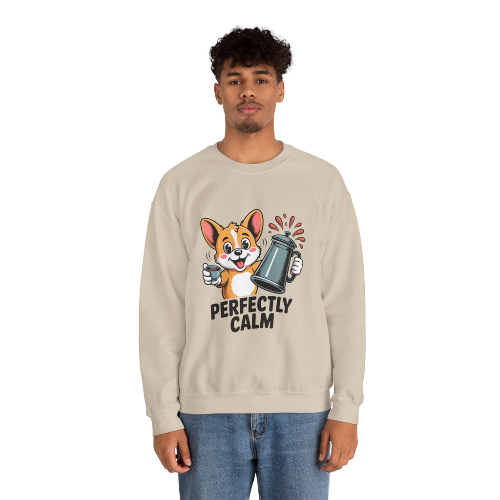 Perfectly Calm Caffeine Crewneck | Ink & Noodle Syndicate