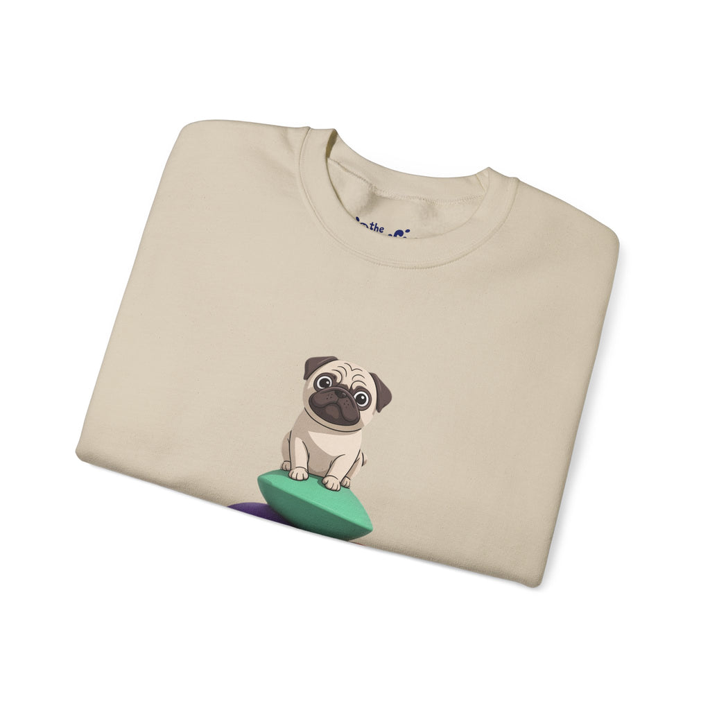Balance Pug Heavyweight Crewneck | Designer Toy Series