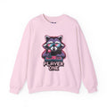 Player One Raccoon Crewneck | 80s Retro Gamer Sweater