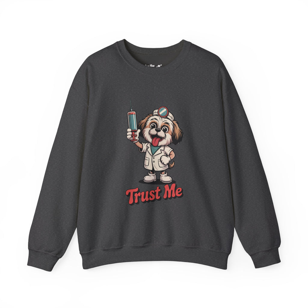 Trust Me Quack Doctor Crewneck | Dark Humor Syndicate