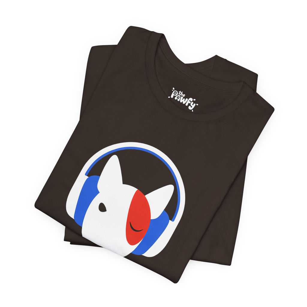 Sonic Bull Terrier Graphic T-Shirt | Minimalist Designer Toy Streetwear