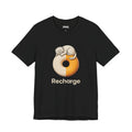 Recharge Scottish Fold Graphic T-Shirt | Minimalist Designer Toy Streetwear
