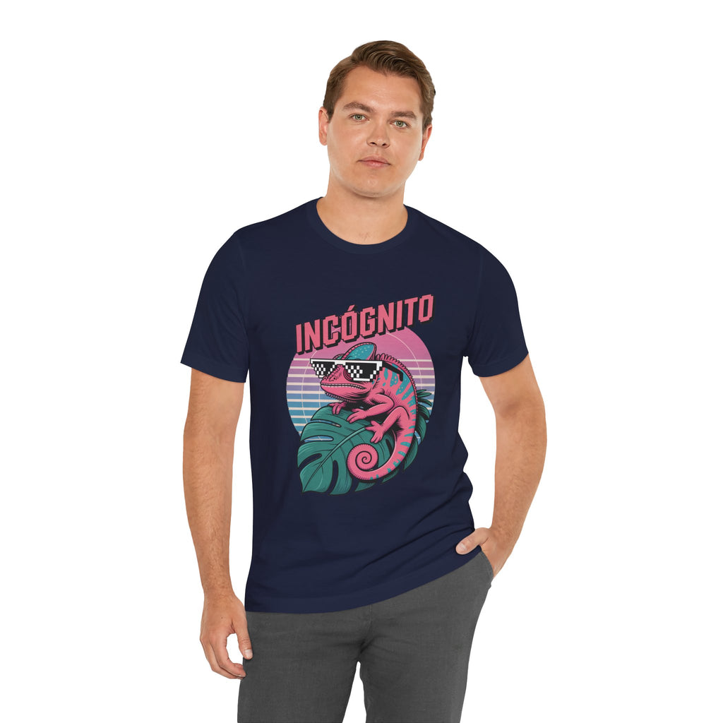 Incógnito Retro Chameleon Graphic T-Shirt | Synthwave Streetwear