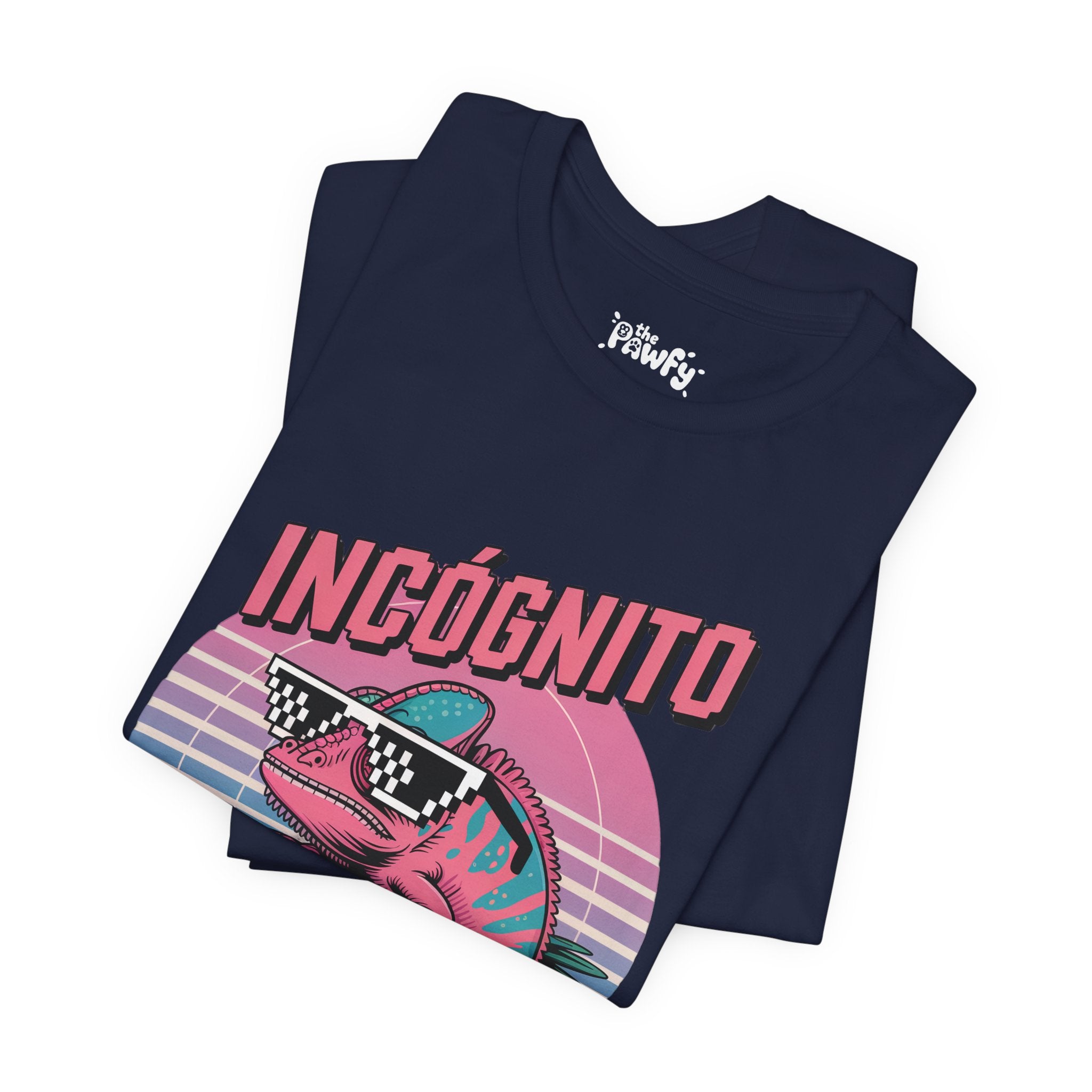 Incógnito Retro Chameleon Graphic T-Shirt | Synthwave Streetwear
