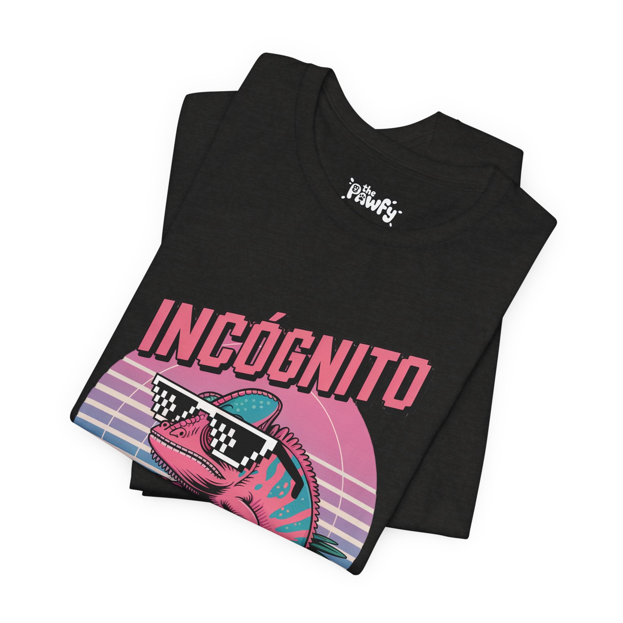Incógnito Retro Chameleon Graphic T-Shirt | Synthwave Streetwear