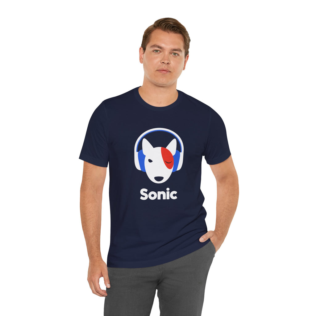 Sonic Bull Terrier Graphic T-Shirt | Minimalist Designer Toy Streetwear