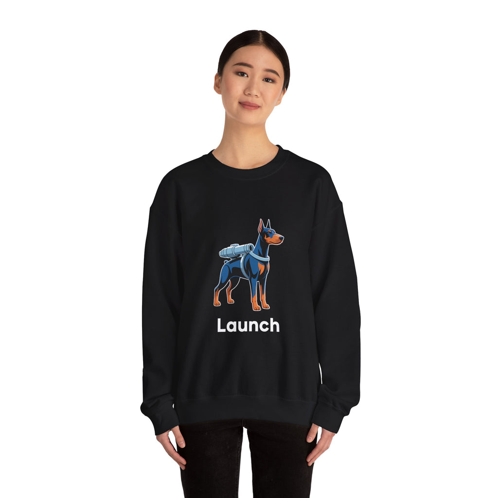 Launch Doberman Jetpack Crewneck | The Vinyl Toy Capsule