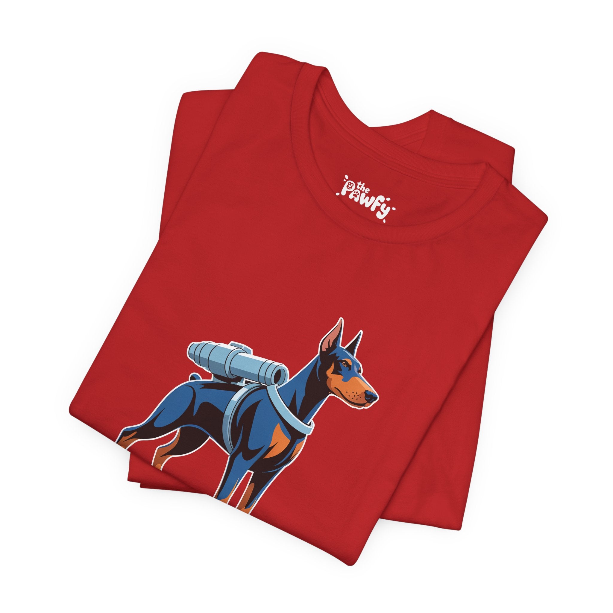 Launch Doberman Graphic T-Shirt | Futuristic Designer Toy Streetwear