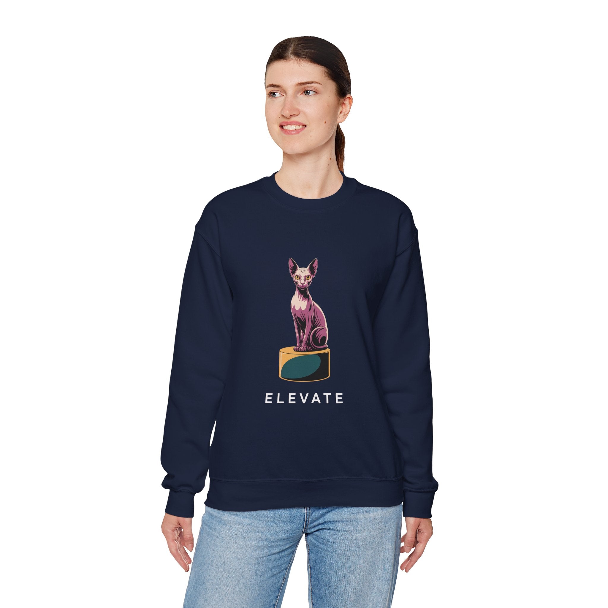 Elevate Sphynx Premium Crewneck | The Vinyl Toy Capsule