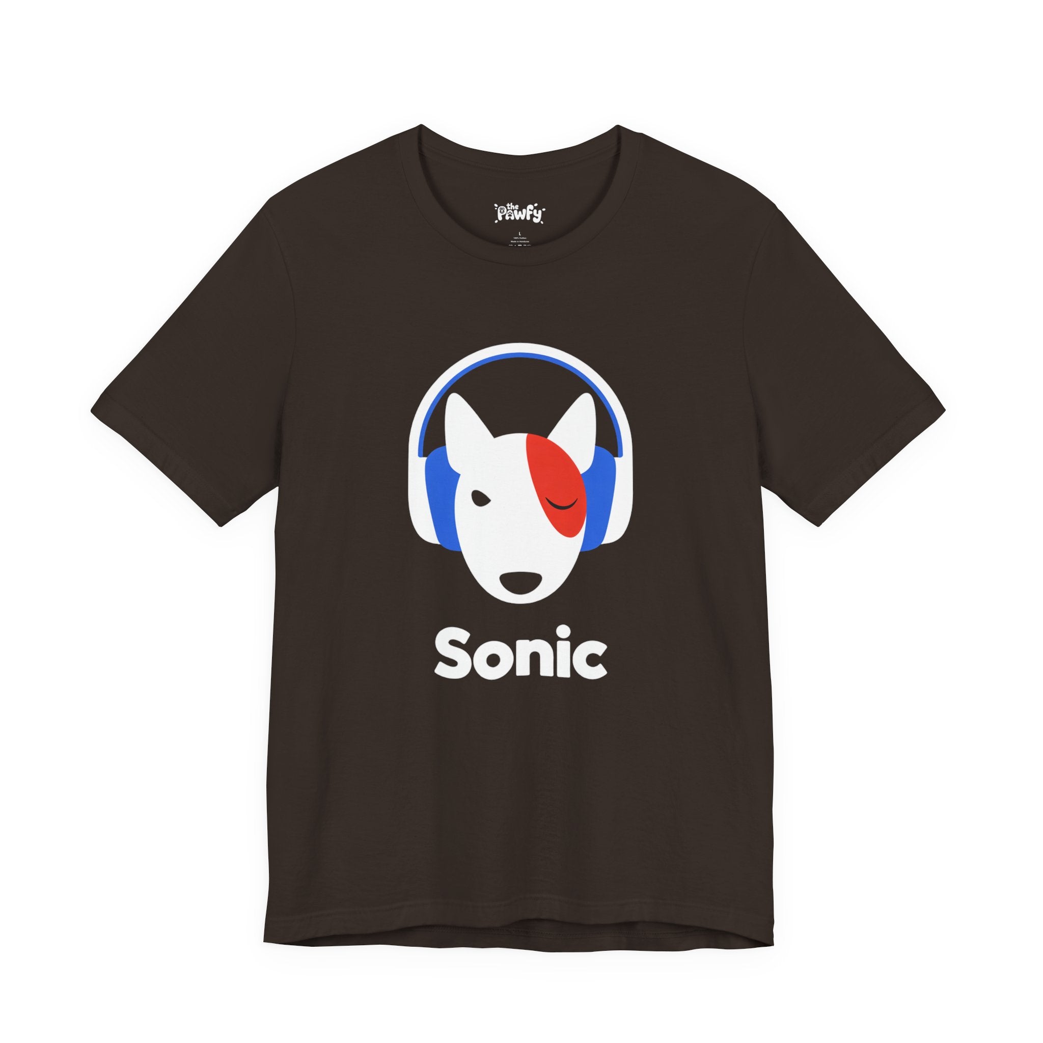 Sonic Bull Terrier Graphic T-Shirt | Minimalist Designer Toy Streetwear