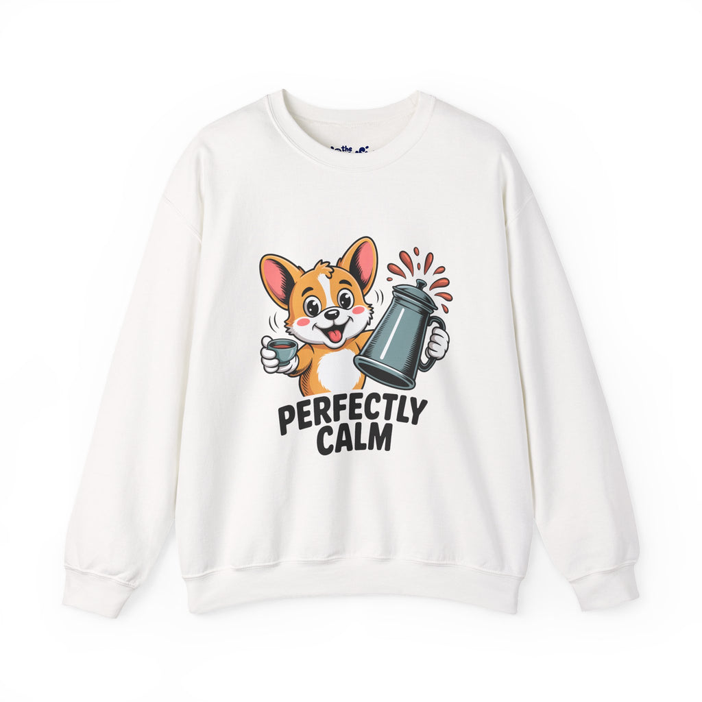 Perfectly Calm Caffeine Crewneck | Ink & Noodle Syndicate